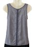 Toad & Co 100% Tencel Print Blue Sleeveless Top Size XS - photo 2