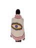Mara Hoffman Graphic Pink White Poncho One size - photo 1