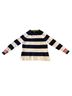 Joules Stripes Multi Color White Blue Pullover Sweater Size 8 - photo 1
