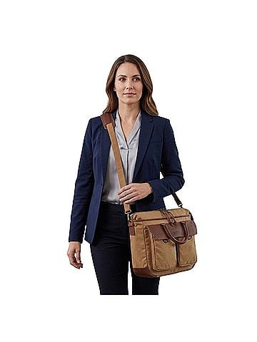 Duluth Trading Co. Leather Messenger (view 1)