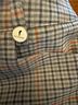 Golfino Checkered-gingham Gray Orange Casual Pants Size 6 - photo 6