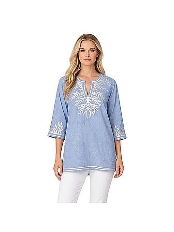 Gretchen Scott Designs The Reef Long Sleeve T-Shirt (view 2)