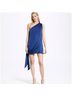 Ramy Brook 100% Polyester Solid Blue Casual Dress Size 8 - photo 8