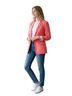 A.L.C. 65% Linen 34% Cotton 1% Elastane 51% Viscose 49% Cotton 100% Polyester Pink Blazer Size 6 - photo 1
