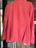 A.L.C. 65% Linen 34% Cotton 1% Elastane 51% Viscose 49% Cotton 100% Polyester Pink Blazer Size 6 - photo 3