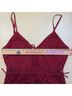 Saylor 100% Polyester Solid Red Cocktail Dress Size M - photo 9