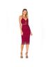 Saylor 100% Polyester Solid Red Cocktail Dress Size M - photo 3