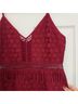 Saylor 100% Polyester Solid Red Cocktail Dress Size M - photo 4