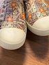Native 100% Eva Floral Brown Ivory Sneakers Size 8 1/2 - photo 6