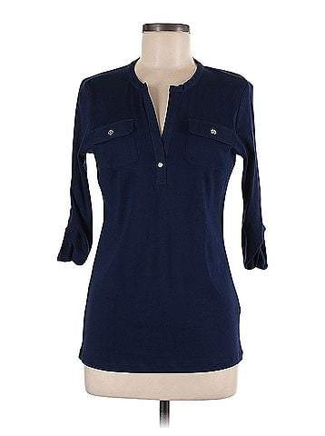 Lauren by Ralph Lauren Long Sleeve Button-Down Shirt (view 1)