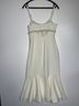 Likely 67% Polyester 27% Rayon 6% Spandex 100% Polyester Solid White Cocktail Dress Size 6 - photo 8