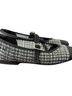 Vivaia Checkered-gingham Black White Flats Size 9 1/2 - photo 11