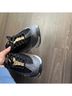 Nike Black Gray Gold White Sneakers Size 6 - photo 5