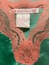 Gold Hawk 100% Silk Green Pink Sleeveless Top Size L - photo 6