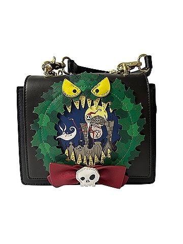 Loungefly Nightmare Before Christmas Wreath Handbag Crossbody Bag (view 1)