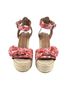 Marc Jacobs Floral Pink Red Sandals Size EU 36 - photo 2