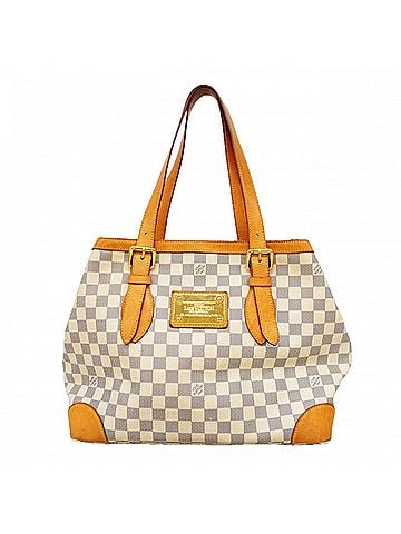 Louis Vuitton Louis Vuitton Damier Azur Hampstead MM Tote Bag N51206 White (Women's) (view 1)