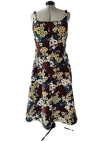 Maeve by Anthropologie Maeve Marigold Midi Dress Casual Dress (view 1)