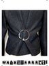 Giorgio Armani Solid Black Jacket Size M - photo 9