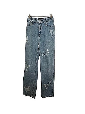 Hollister Butterfly Jeans Ultra High Rise Dad Jeans (view 1)