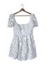 Self-Portrait 100% Polyester Floral White Cocktail Dress Size 8 - photo 2