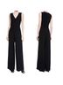 Vince. 100% Polyester Solid Black Jumpsuit Size 10 - photo 1