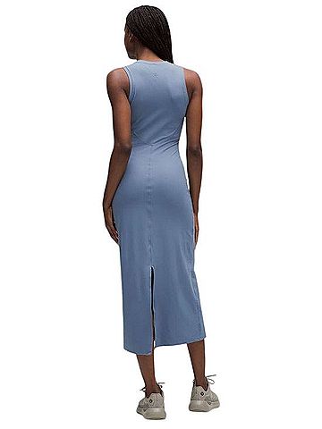 Lululemon Athletica All Aligned Ribbed Midi Dress Casual Dress (view 2)