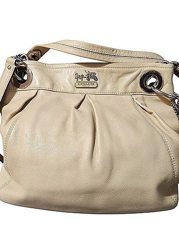 Coach Pebbled Leather Shoulder Bag Leather Belt (view 1)