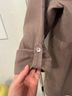 Flax 100% Linen Brown Button-Down Shirt Size L - photo 8