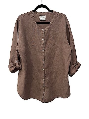 Flax Button-Down Shirt (view 1)