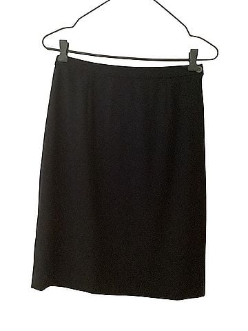 Giorgio Armani Vintage (1990s) Pure New Wool Tailored Pencil Skirt (US size 4-6) Formal Skirt (view 1)