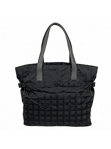 Chanel Chanel New Travel Nylon Tote Bag, Black, Women's (view 1)