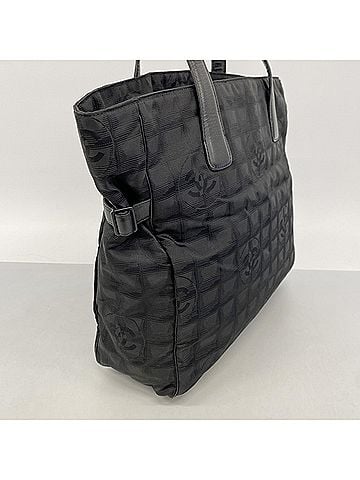 Chanel Chanel New Travel Nylon Tote Bag, Black, Women's (view 2)