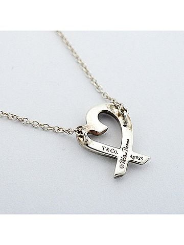 Tiffany & Co. Tiffany & Co. Loving Heart Necklace, Sterling Silver 925, Women's (view 2)