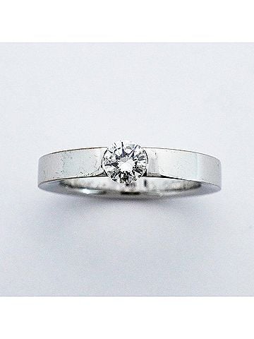 Cartier Cartier Date With Ring, 1PD, 18KWG White Gold, 0.30ct Diamond, Ladies' Ring (view 2)