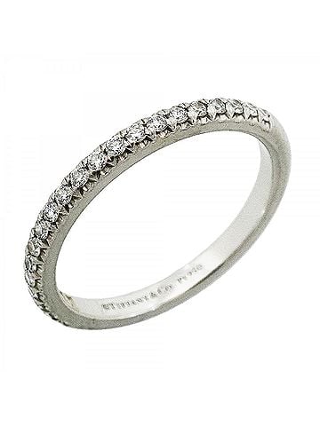 Tiffany & Co. Tiffany & Co. Soleste Half Eternity Ring, Pt950 Platinum, Diamond (Women's) (view 1)