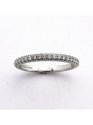 Tiffany & Co. Tiffany & Co. Soleste Half Eternity Ring, Pt950 Platinum, Diamond (Women's) (view 2)