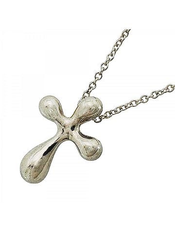 Tiffany & Co. Tiffany & Co. Small Cross Necklace, Sterling Silver 925, Women's (view 1)
