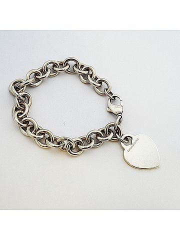 Tiffany & Co. Tiffany & Co. Heart Tag Bracelet, Sterling Silver 925, Women's (view 2)