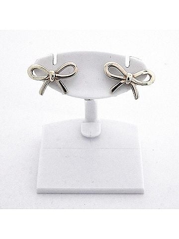 Tiffany & Co. Tiffany & Co. Bow Ribbon Earrings, Sterling Silver 925, Women's (view 2)