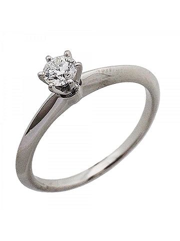 Tiffany & Co. Tiffany & Co. Solitaire Ring, 1PD (One Diamond), Pt950 Platinum, 0.24ct Diamond (Women's) (view 1)