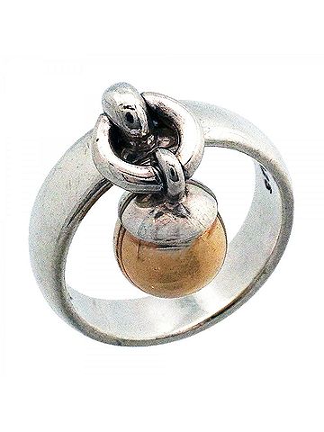 Tiffany & Co. Tiffany & Co. Door Knock Ring, 18K Yellow Gold (KYG), Sterling Silver 925, Women's (view 1)