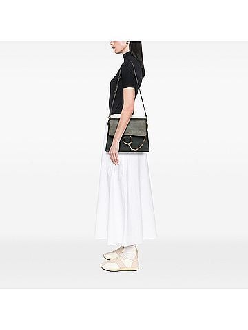 Chloé Medium Calfskin and Suede Faye Crossbody (view 2)