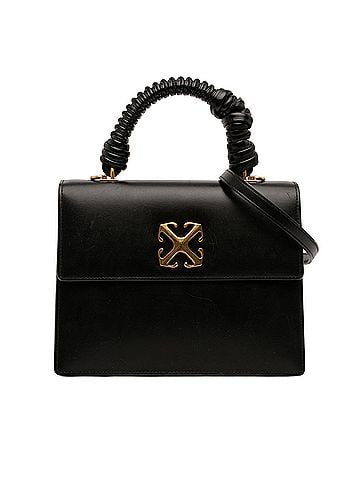 OFF-WHITE Calfskin Jitney 2.8 Top Handle Bag (view 1)