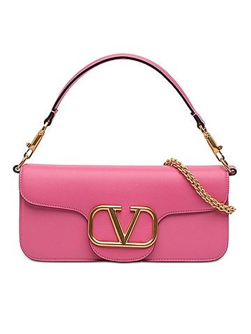 Valentino Medium Calfskin VLogo Loco Satchel (view 1)