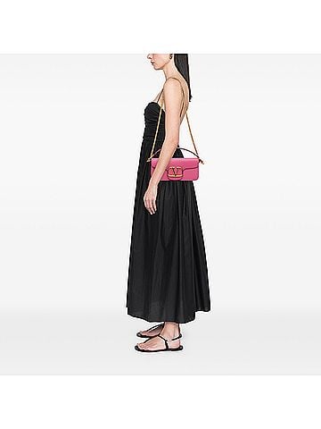 Valentino Medium Calfskin VLogo Loco Satchel (view 2)