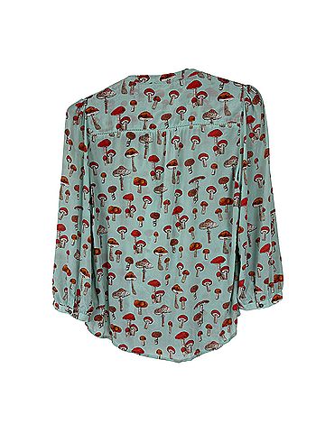 Moulinette Soeurs toadstool blouse Long Sleeve Blouse (view 2)