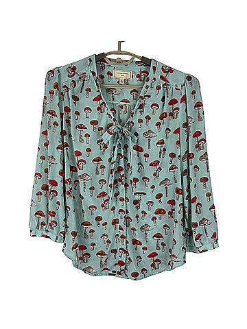 Moulinette Soeurs toadstool blouse Long Sleeve Blouse (view 1)