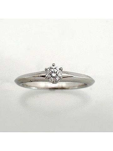 Tiffany & Co. Tiffany & Co. Solitaire Ring, 1PD (One Diamond), Pt950 Platinum, Women's (view 2)