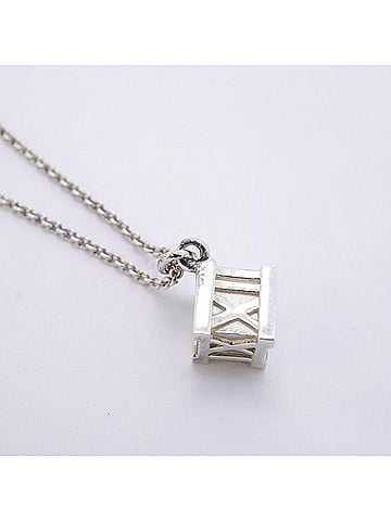 Tiffany & Co. Tiffany & Co. Atlas Cube Necklace, Sterling Silver 925, Women's (view 2)